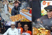 Os cheffs Barba Negra e Vera Chaves comandaram as cozinhas show no Festival Sabores de Saj, na EXPOSAJ, nessa sexta-feira, 11, em Santo Antonio de Jesus
