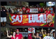 Com passeata do Andaiá ao centro da cidade, partidários, em apoio à candidatura de Lula, mostraram muita animação às vésperas da eleição